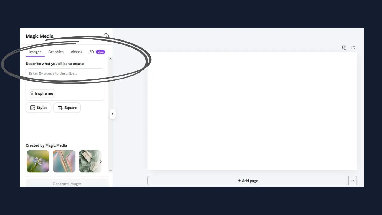 Conversational AI Image Creation in Canva